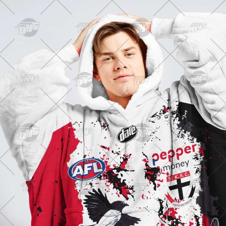 Australian Football League store - Loyal fans of St Kilda Football Club's Unisex Oodie,Kid Oodie:vintage Australian Football League suit,uniform,apparel,shirts,merch,hoodie,jackets,shorts,sweatshirt,outfits,clothes