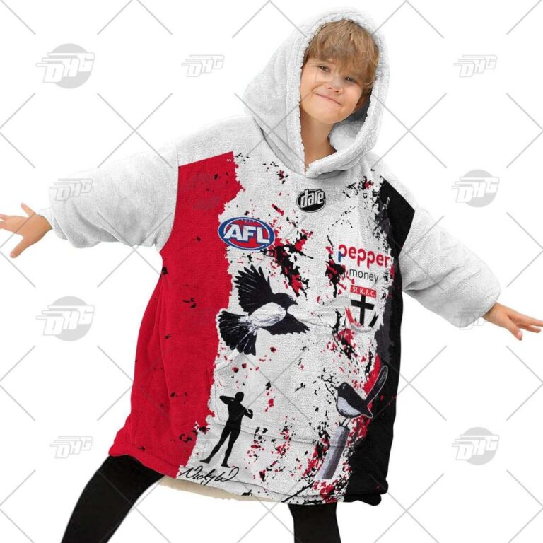 Australian Football League store - Loyal fans of St Kilda Football Club's Unisex Oodie,Kid Oodie:vintage Australian Football League suit,uniform,apparel,shirts,merch,hoodie,jackets,shorts,sweatshirt,outfits,clothes