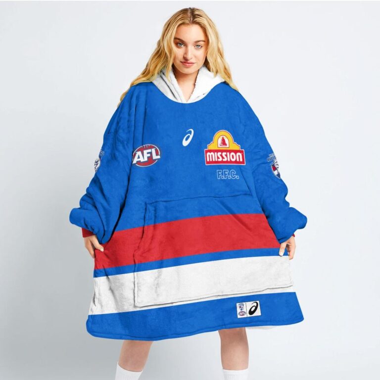 Australian Football League store - Loyal fans of Western Bulldogs's Unisex Oodie,Kid Oodie:vintage Australian Football League suit,uniform,apparel,shirts,merch,hoodie,jackets,shorts,sweatshirt,outfits,clothes