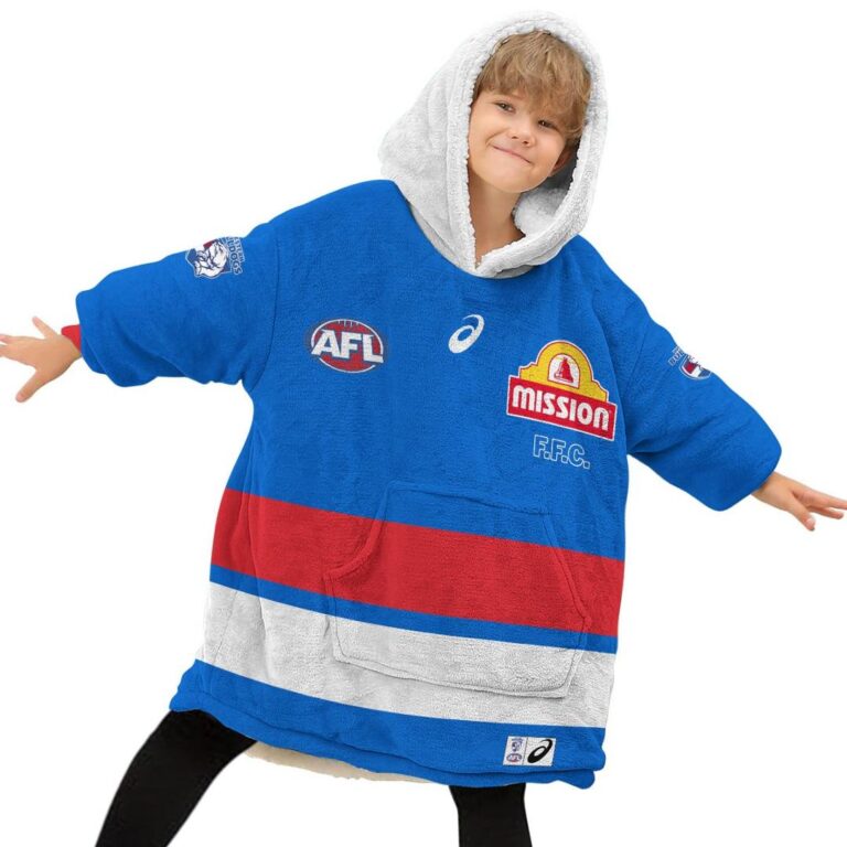 Australian Football League store - Loyal fans of Western Bulldogs's Unisex Oodie,Kid Oodie:vintage Australian Football League suit,uniform,apparel,shirts,merch,hoodie,jackets,shorts,sweatshirt,outfits,clothes