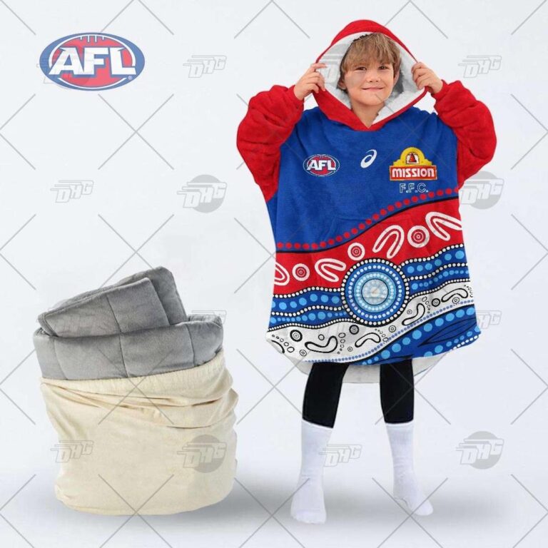 Australian Football League store - Loyal fans of Western Bulldogs's Unisex Oodie,Kid Oodie:vintage Australian Football League suit,uniform,apparel,shirts,merch,hoodie,jackets,shorts,sweatshirt,outfits,clothes