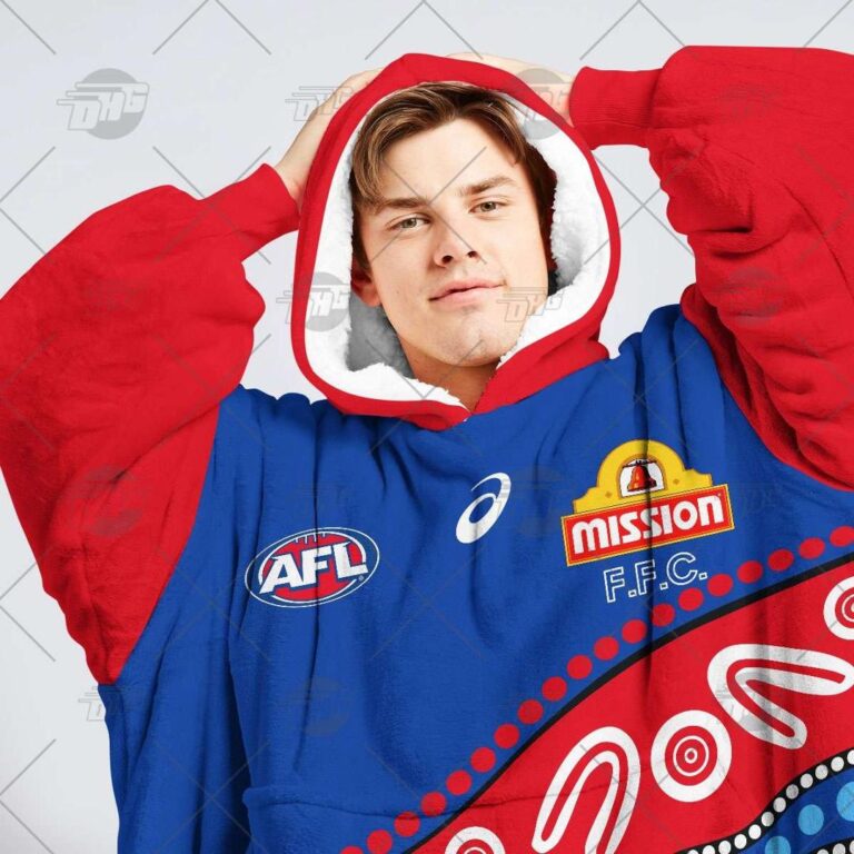 Australian Football League store - Loyal fans of Western Bulldogs's Unisex Oodie,Kid Oodie:vintage Australian Football League suit,uniform,apparel,shirts,merch,hoodie,jackets,shorts,sweatshirt,outfits,clothes