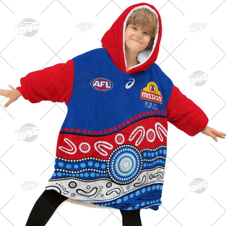 Australian Football League store - Loyal fans of Western Bulldogs's Unisex Oodie,Kid Oodie:vintage Australian Football League suit,uniform,apparel,shirts,merch,hoodie,jackets,shorts,sweatshirt,outfits,clothes