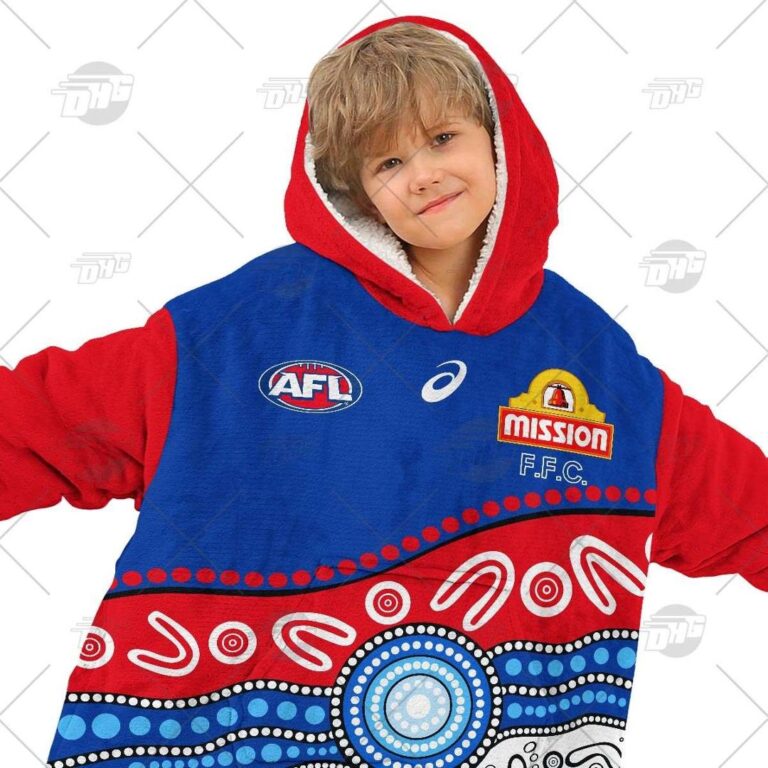Australian Football League store - Loyal fans of Western Bulldogs's Unisex Oodie,Kid Oodie:vintage Australian Football League suit,uniform,apparel,shirts,merch,hoodie,jackets,shorts,sweatshirt,outfits,clothes