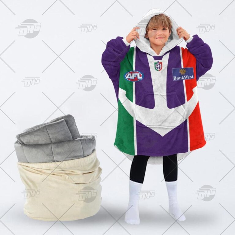 Australian Football League store - Loyal fans of Fremantle Football Club's Unisex Oodie,Kid Oodie:vintage Australian Football League suit,uniform,apparel,shirts,merch,hoodie,jackets,shorts,sweatshirt,outfits,clothes