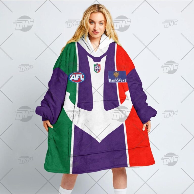 Australian Football League store - Loyal fans of Fremantle Football Club's Unisex Oodie,Kid Oodie:vintage Australian Football League suit,uniform,apparel,shirts,merch,hoodie,jackets,shorts,sweatshirt,outfits,clothes