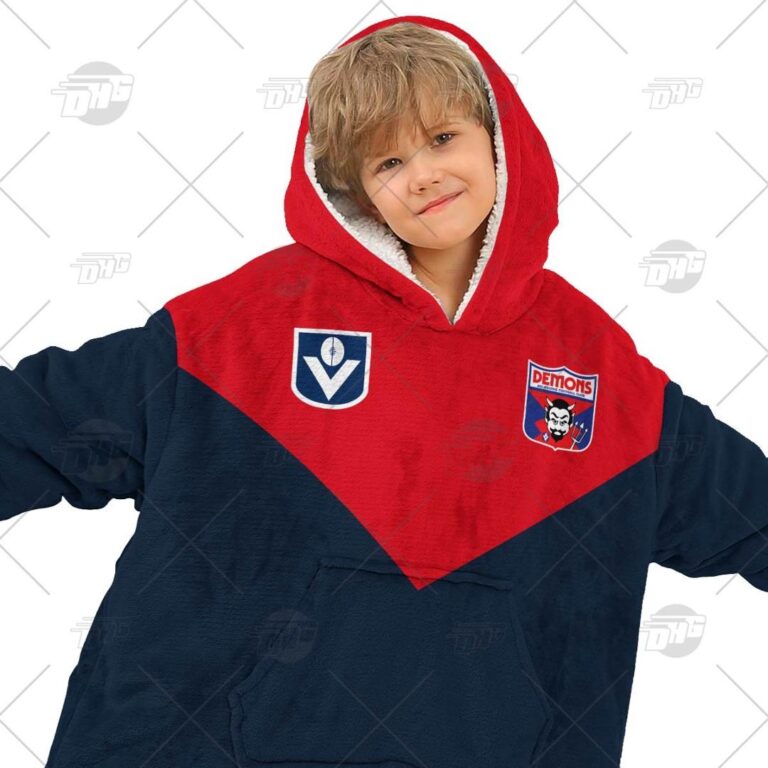 Australian Football League store - Loyal fans of Melbourne Football Club's Unisex Oodie,Kid Oodie:vintage Australian Football League suit,uniform,apparel,shirts,merch,hoodie,jackets,shorts,sweatshirt,outfits,clothes