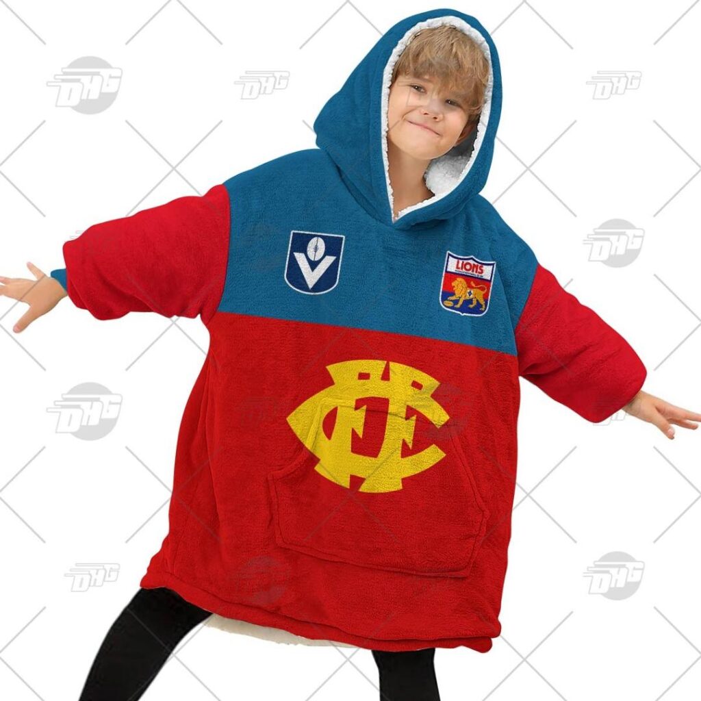Australian Football League store - Loyal fans of Fitzroy Football Club's Unisex Oodie,Kid Oodie:vintage Australian Football League suit,uniform,apparel,shirts,merch,hoodie,jackets,shorts,sweatshirt,outfits,clothes