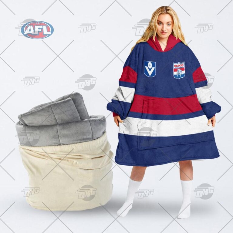 Australian Football League store - Loyal fans of Western Bulldogs's Unisex Oodie,Kid Oodie:vintage Australian Football League suit,uniform,apparel,shirts,merch,hoodie,jackets,shorts,sweatshirt,outfits,clothes