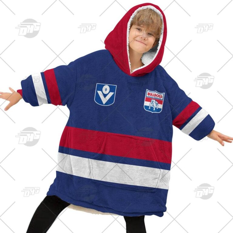 Australian Football League store - Loyal fans of Western Bulldogs's Unisex Oodie,Kid Oodie:vintage Australian Football League suit,uniform,apparel,shirts,merch,hoodie,jackets,shorts,sweatshirt,outfits,clothes