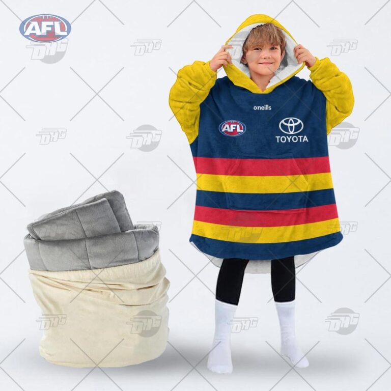 Australian Football League store - Loyal fans of Adelaide Football Club's Unisex Oodie,Kid Oodie:vintage Australian Football League suit,uniform,apparel,shirts,merch,hoodie,jackets,shorts,sweatshirt,outfits,clothes
