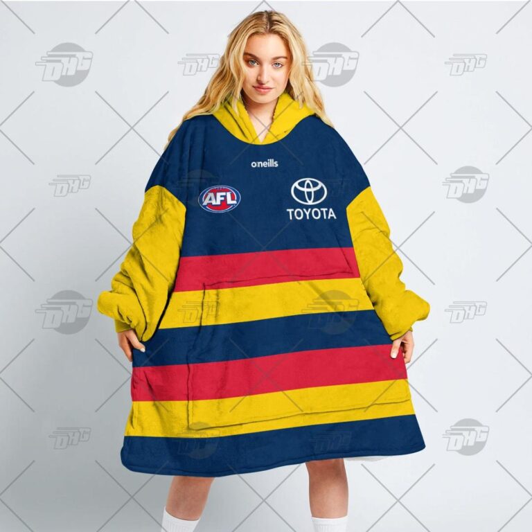 Australian Football League store - Loyal fans of Adelaide Football Club's Unisex Oodie,Kid Oodie:vintage Australian Football League suit,uniform,apparel,shirts,merch,hoodie,jackets,shorts,sweatshirt,outfits,clothes