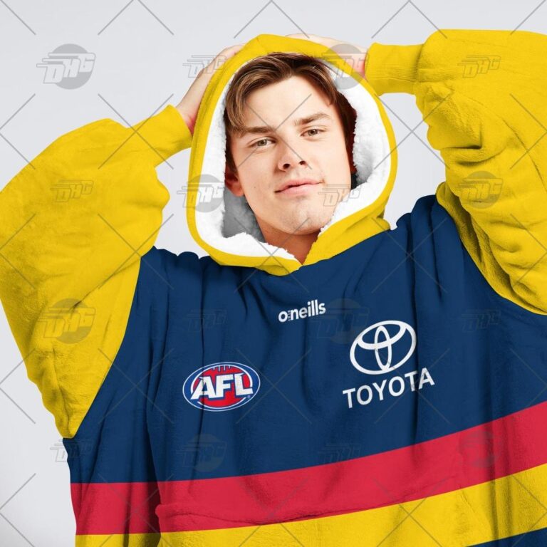 Australian Football League store - Loyal fans of Adelaide Football Club's Unisex Oodie,Kid Oodie:vintage Australian Football League suit,uniform,apparel,shirts,merch,hoodie,jackets,shorts,sweatshirt,outfits,clothes