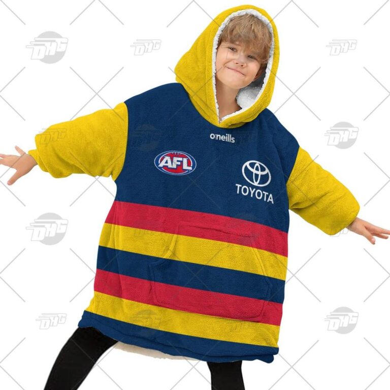 Australian Football League store - Loyal fans of Adelaide Football Club's Unisex Oodie,Kid Oodie:vintage Australian Football League suit,uniform,apparel,shirts,merch,hoodie,jackets,shorts,sweatshirt,outfits,clothes
