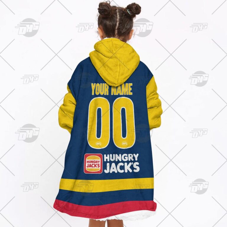 Australian Football League store - Loyal fans of Adelaide Football Club's Unisex Oodie,Kid Oodie:vintage Australian Football League suit,uniform,apparel,shirts,merch,hoodie,jackets,shorts,sweatshirt,outfits,clothes