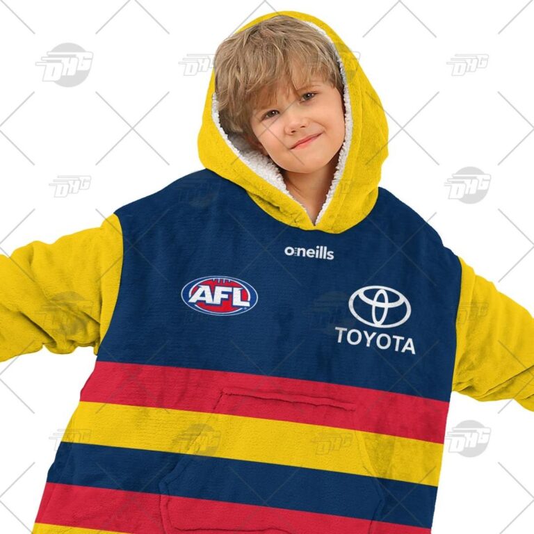 Australian Football League store - Loyal fans of Adelaide Football Club's Unisex Oodie,Kid Oodie:vintage Australian Football League suit,uniform,apparel,shirts,merch,hoodie,jackets,shorts,sweatshirt,outfits,clothes