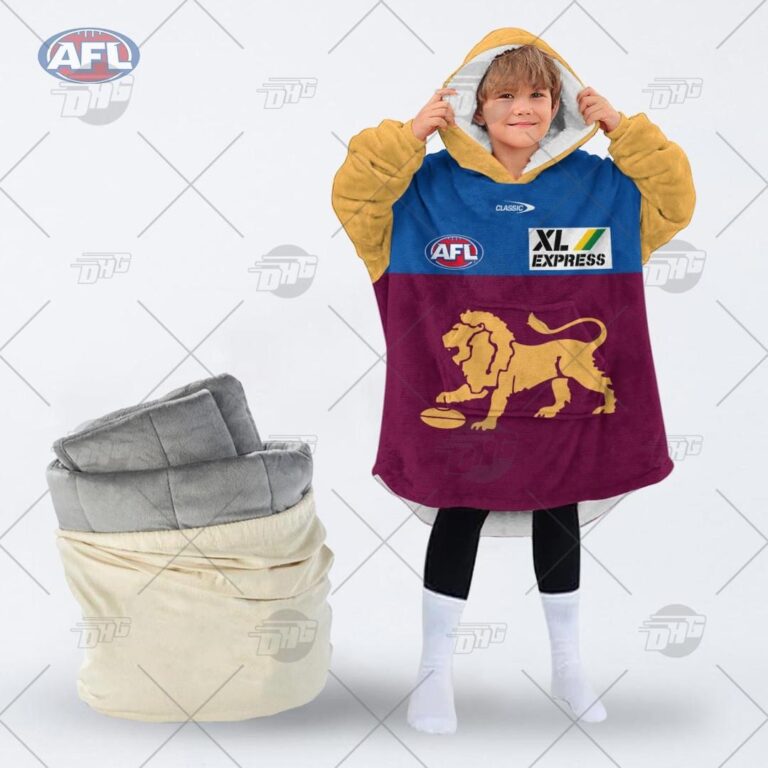 Australian Football League store - Loyal fans of Brisbane Lions's Unisex Oodie,Kid Oodie:vintage Australian Football League suit,uniform,apparel,shirts,merch,hoodie,jackets,shorts,sweatshirt,outfits,clothes
