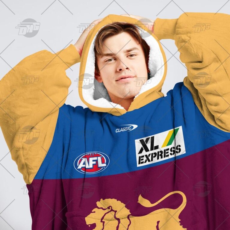 Australian Football League store - Loyal fans of Brisbane Lions's Unisex Oodie,Kid Oodie:vintage Australian Football League suit,uniform,apparel,shirts,merch,hoodie,jackets,shorts,sweatshirt,outfits,clothes