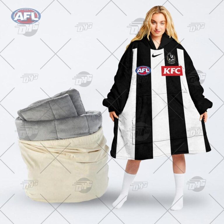 Australian Football League store - Loyal fans of Collingwood Football Club's Unisex Oodie,Kid Oodie:vintage Australian Football League suit,uniform,apparel,shirts,merch,hoodie,jackets,shorts,sweatshirt,outfits,clothes