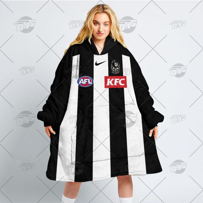 Australian Football League store - Loyal fans of Collingwood Football Club's Unisex Oodie,Kid Oodie:vintage Australian Football League suit,uniform,apparel,shirts,merch,hoodie,jackets,shorts,sweatshirt,outfits,clothes