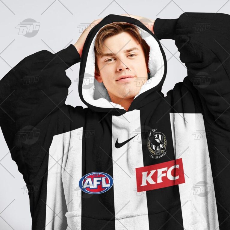 Australian Football League store - Loyal fans of Collingwood Football Club's Unisex Oodie,Kid Oodie:vintage Australian Football League suit,uniform,apparel,shirts,merch,hoodie,jackets,shorts,sweatshirt,outfits,clothes