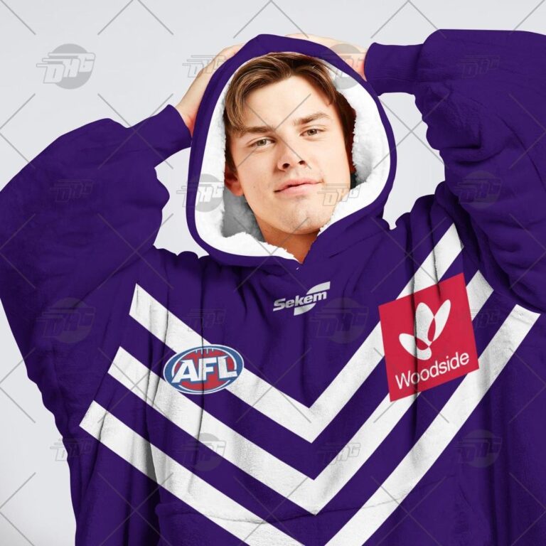 Australian Football League store - Loyal fans of Fremantle Football Club's Unisex Oodie,Kid Oodie:vintage Australian Football League suit,uniform,apparel,shirts,merch,hoodie,jackets,shorts,sweatshirt,outfits,clothes