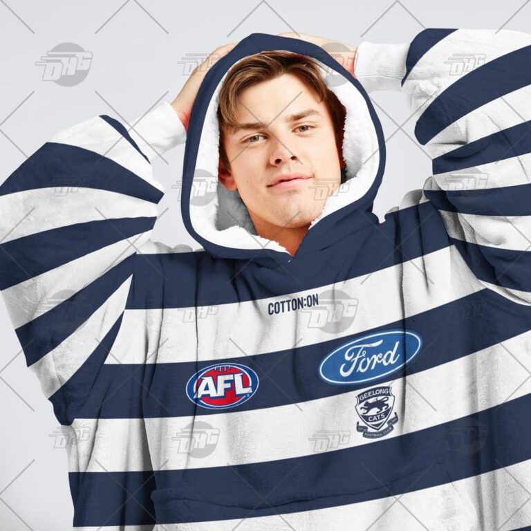 Australian Football League store - Loyal fans of Geelong Football Club's Unisex Oodie,Kid Oodie:vintage Australian Football League suit,uniform,apparel,shirts,merch,hoodie,jackets,shorts,sweatshirt,outfits,clothes
