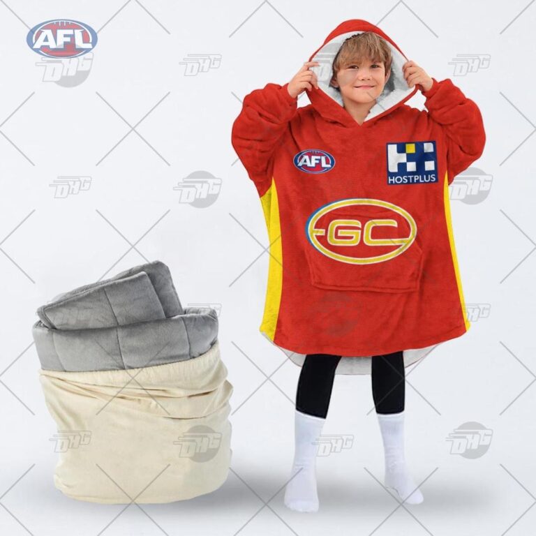 Australian Football League store - Loyal fans of Gold Coast Suns's Unisex Oodie,Kid Oodie:vintage Australian Football League suit,uniform,apparel,shirts,merch,hoodie,jackets,shorts,sweatshirt,outfits,clothes