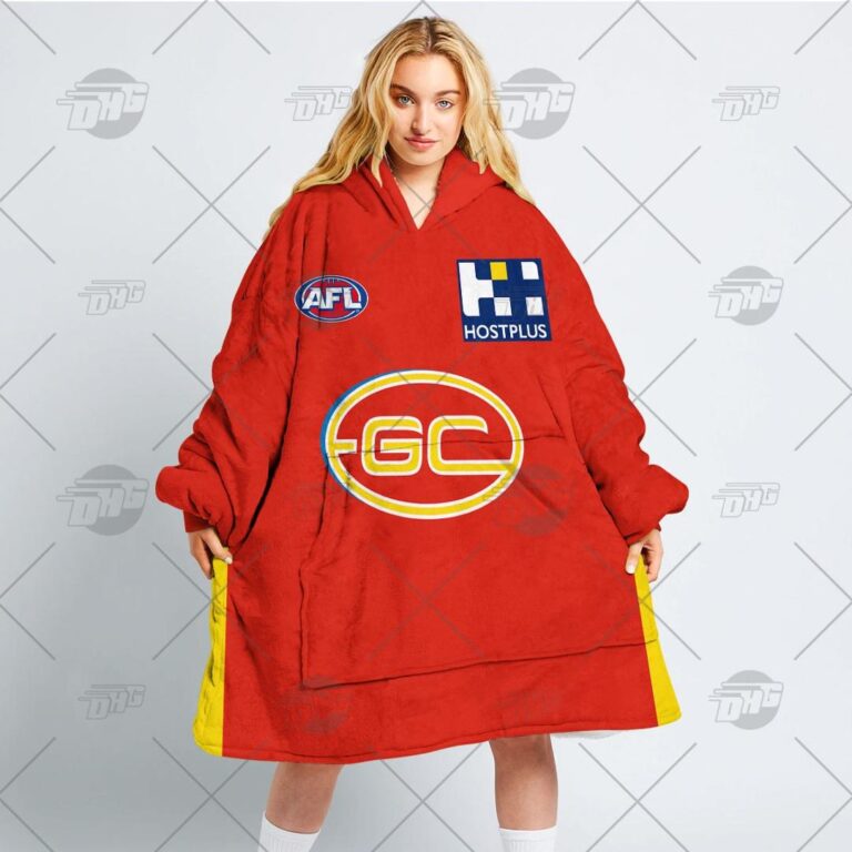 Australian Football League store - Loyal fans of Gold Coast Suns's Unisex Oodie,Kid Oodie:vintage Australian Football League suit,uniform,apparel,shirts,merch,hoodie,jackets,shorts,sweatshirt,outfits,clothes
