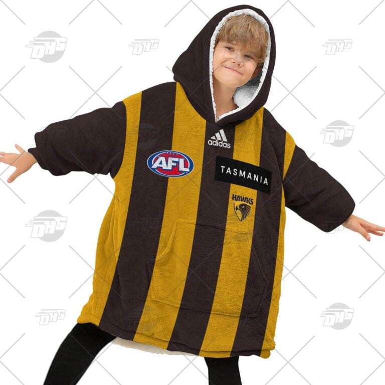 Australian Football League store - Loyal fans of Hawthorn Football Club's Unisex Oodie,Kid Oodie:vintage Australian Football League suit,uniform,apparel,shirts,merch,hoodie,jackets,shorts,sweatshirt,outfits,clothes