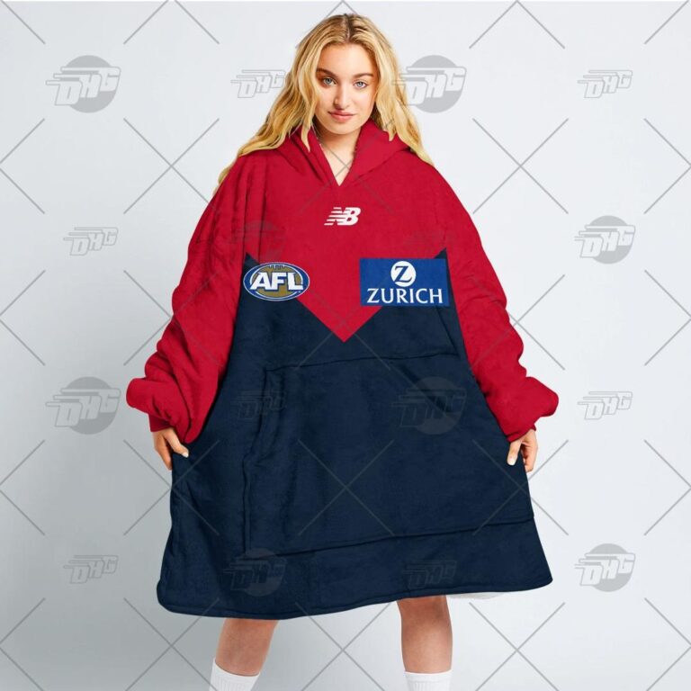 Australian Football League store - Loyal fans of Melbourne Football Club's Unisex Oodie,Kid Oodie:vintage Australian Football League suit,uniform,apparel,shirts,merch,hoodie,jackets,shorts,sweatshirt,outfits,clothes