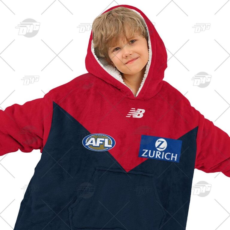 Australian Football League store - Loyal fans of Melbourne Football Club's Unisex Oodie,Kid Oodie:vintage Australian Football League suit,uniform,apparel,shirts,merch,hoodie,jackets,shorts,sweatshirt,outfits,clothes