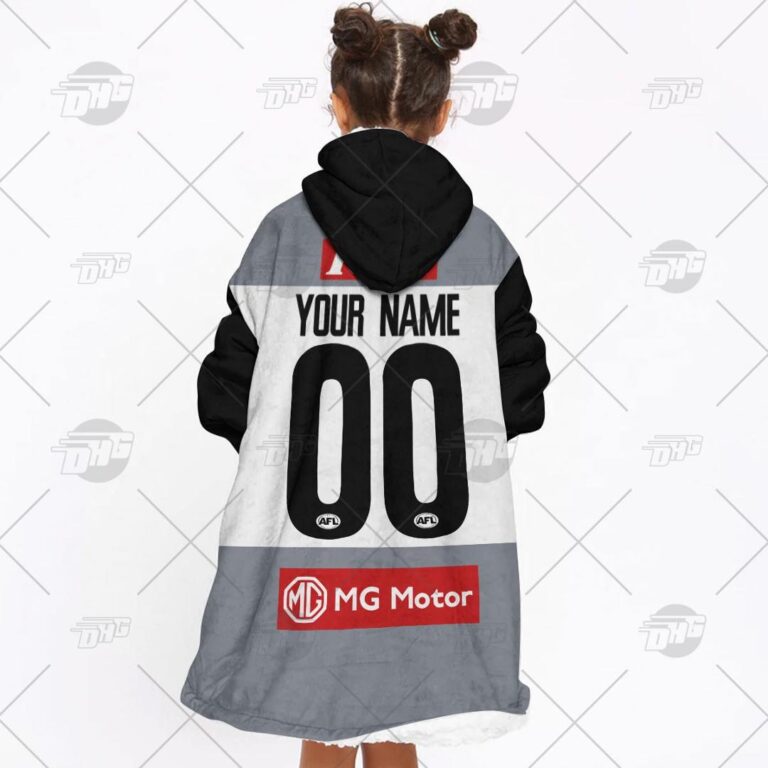 Australian Football League store - Loyal fans of Port Adelaide Football Club's Unisex Oodie,Kid Oodie:vintage Australian Football League suit,uniform,apparel,shirts,merch,hoodie,jackets,shorts,sweatshirt,outfits,clothes