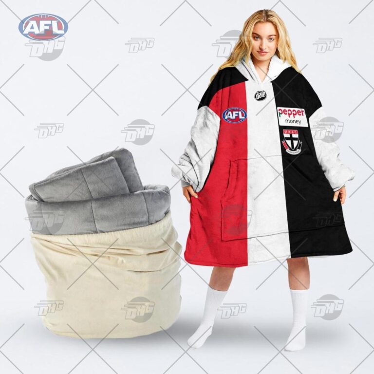 Australian Football League store - Loyal fans of St Kilda Football Club's Unisex Oodie,Kid Oodie:vintage Australian Football League suit,uniform,apparel,shirts,merch,hoodie,jackets,shorts,sweatshirt,outfits,clothes