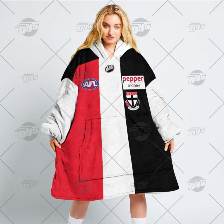 Australian Football League store - Loyal fans of St Kilda Football Club's Unisex Oodie,Kid Oodie:vintage Australian Football League suit,uniform,apparel,shirts,merch,hoodie,jackets,shorts,sweatshirt,outfits,clothes