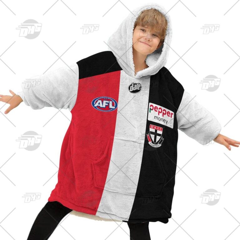 Australian Football League store - Loyal fans of St Kilda Football Club's Unisex Oodie,Kid Oodie:vintage Australian Football League suit,uniform,apparel,shirts,merch,hoodie,jackets,shorts,sweatshirt,outfits,clothes
