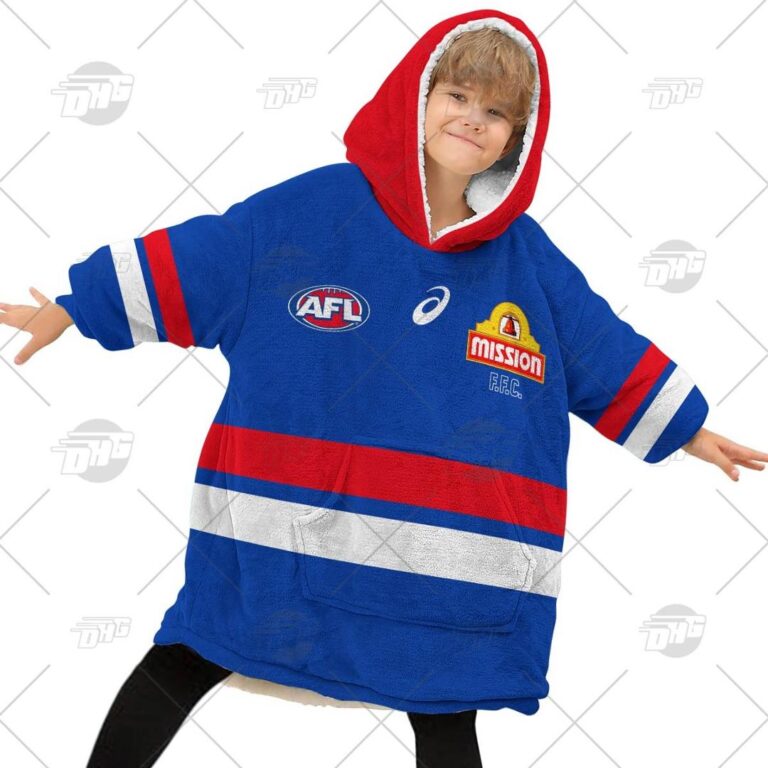 Australian Football League store - Loyal fans of Western Bulldogs's Unisex Oodie,Kid Oodie:vintage Australian Football League suit,uniform,apparel,shirts,merch,hoodie,jackets,shorts,sweatshirt,outfits,clothes