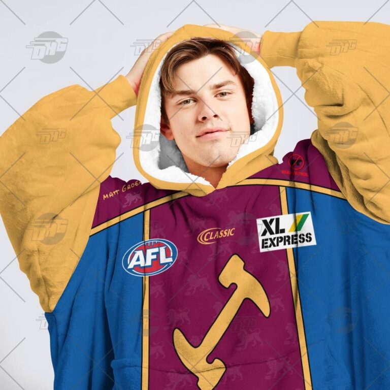 Australian Football League store - Loyal fans of Brisbane Lions's Unisex Oodie,Kid Oodie:vintage Australian Football League suit,uniform,apparel,shirts,merch,hoodie,jackets,shorts,sweatshirt,outfits,clothes