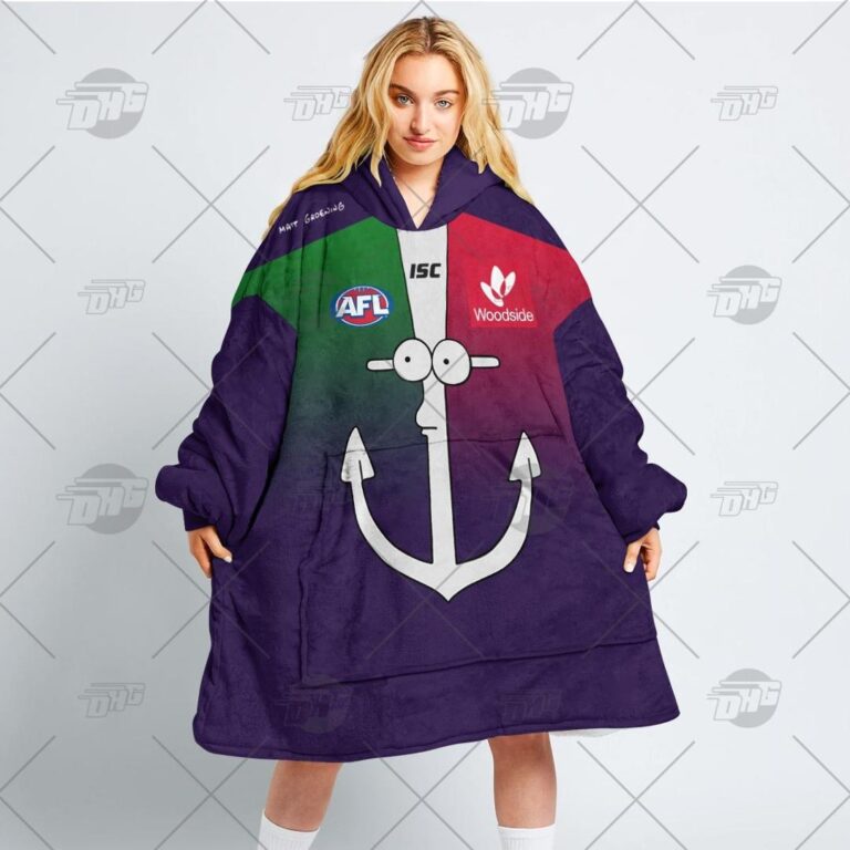 Australian Football League store - Loyal fans of Fremantle Football Club's Unisex Oodie,Kid Oodie:vintage Australian Football League suit,uniform,apparel,shirts,merch,hoodie,jackets,shorts,sweatshirt,outfits,clothes