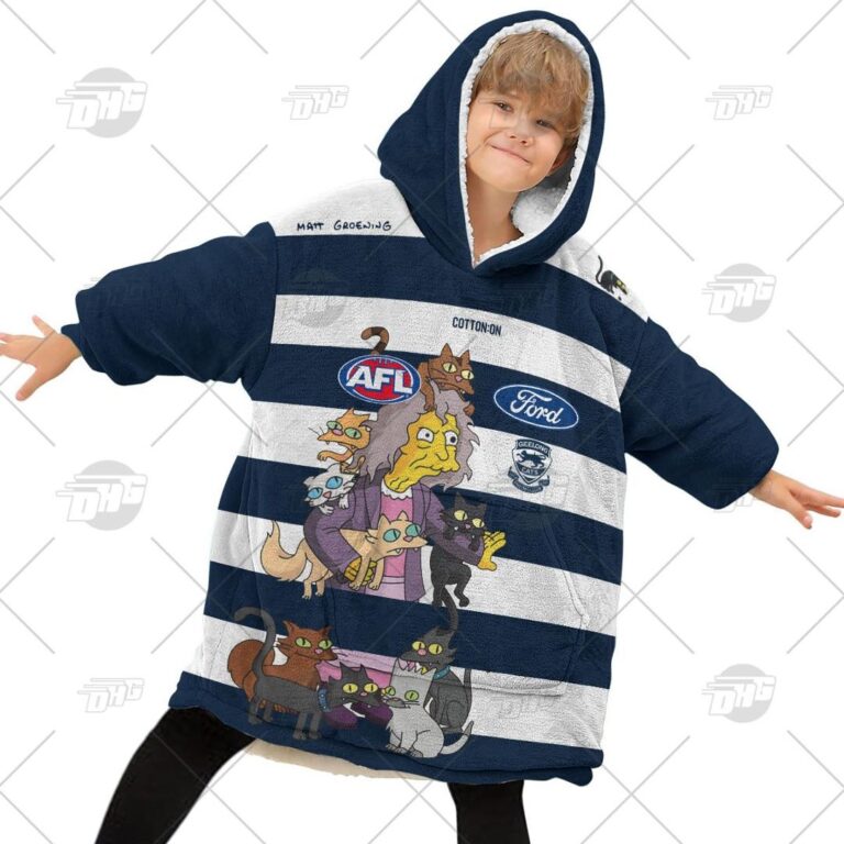 Australian Football League store - Loyal fans of Geelong Football Club's Unisex Oodie,Kid Oodie:vintage Australian Football League suit,uniform,apparel,shirts,merch,hoodie,jackets,shorts,sweatshirt,outfits,clothes