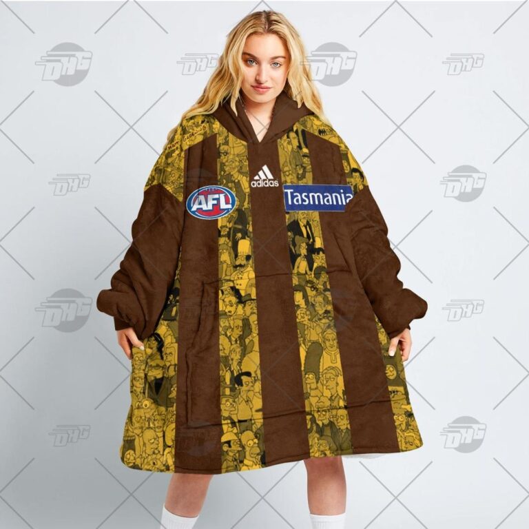 Australian Football League store - Loyal fans of Hawthorn Football Club's Unisex Oodie,Kid Oodie:vintage Australian Football League suit,uniform,apparel,shirts,merch,hoodie,jackets,shorts,sweatshirt,outfits,clothes