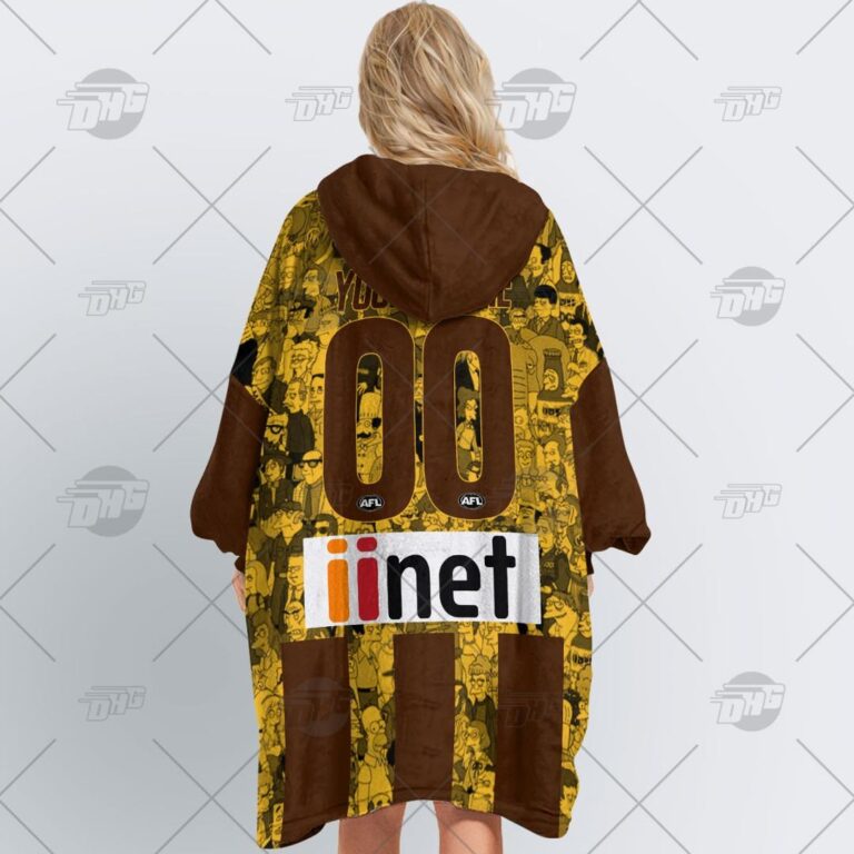 Australian Football League store - Loyal fans of Hawthorn Football Club's Unisex Oodie,Kid Oodie:vintage Australian Football League suit,uniform,apparel,shirts,merch,hoodie,jackets,shorts,sweatshirt,outfits,clothes