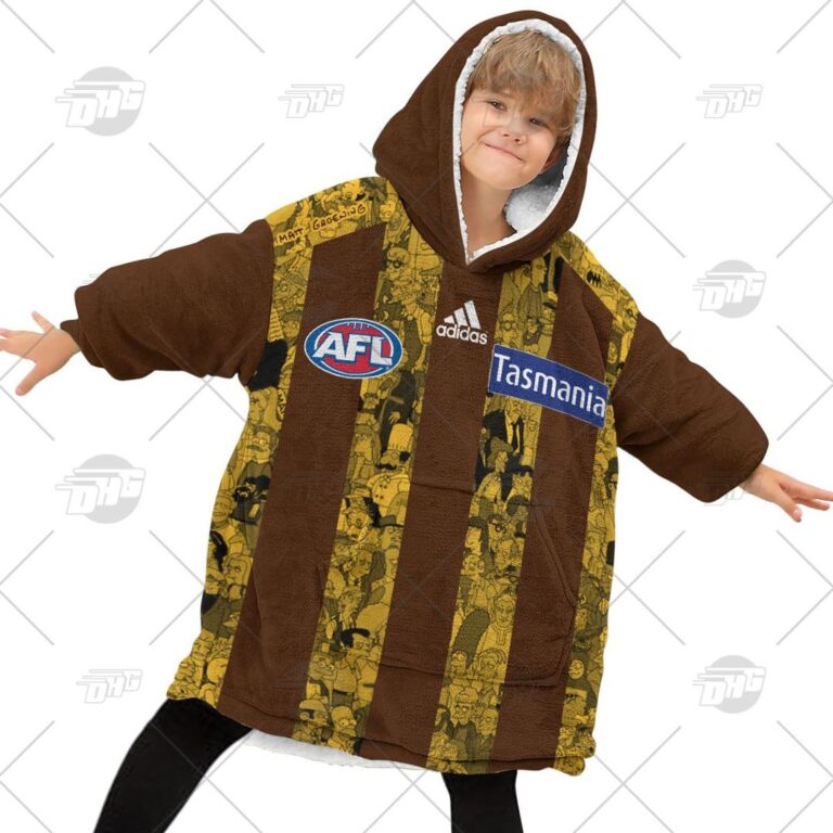 Australian Football League store - Loyal fans of Hawthorn Football Club's Unisex Oodie,Kid Oodie:vintage Australian Football League suit,uniform,apparel,shirts,merch,hoodie,jackets,shorts,sweatshirt,outfits,clothes