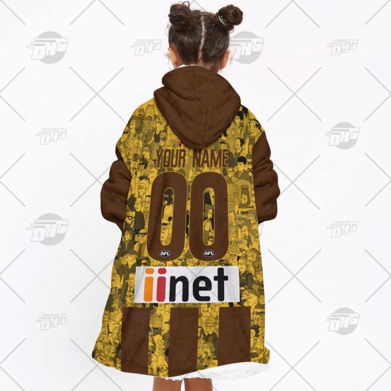 Australian Football League store - Loyal fans of Hawthorn Football Club's Unisex Oodie,Kid Oodie:vintage Australian Football League suit,uniform,apparel,shirts,merch,hoodie,jackets,shorts,sweatshirt,outfits,clothes