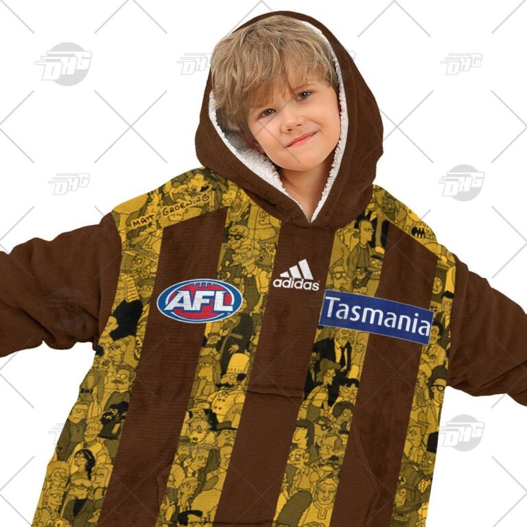 Australian Football League store - Loyal fans of Hawthorn Football Club's Unisex Oodie,Kid Oodie:vintage Australian Football League suit,uniform,apparel,shirts,merch,hoodie,jackets,shorts,sweatshirt,outfits,clothes