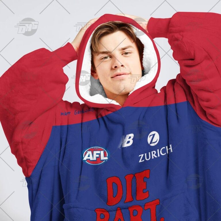 Australian Football League store - Loyal fans of Melbourne Football Club's Unisex Oodie,Kid Oodie:vintage Australian Football League suit,uniform,apparel,shirts,merch,hoodie,jackets,shorts,sweatshirt,outfits,clothes