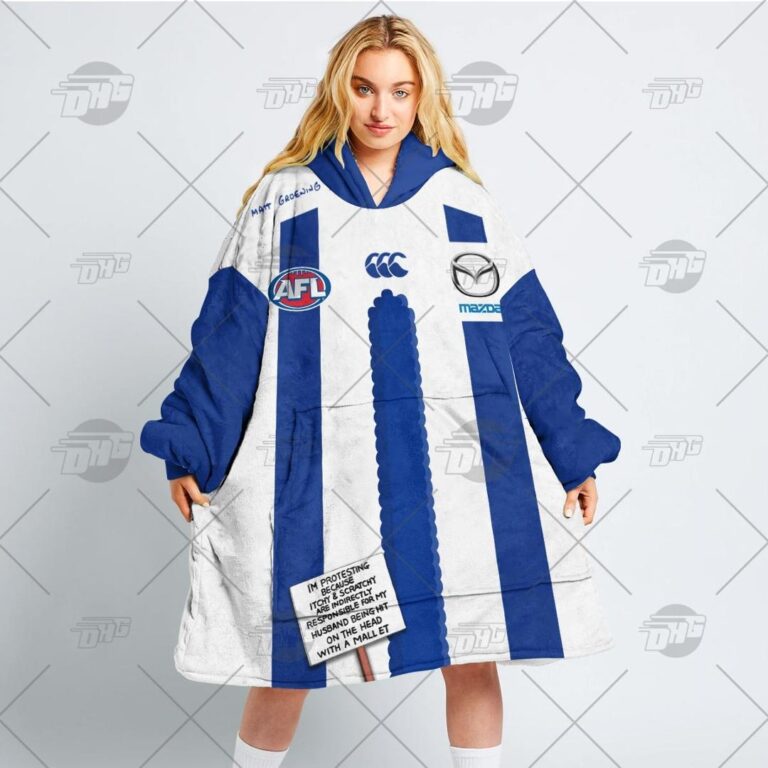Australian Football League store - Loyal fans of North Melbourne Football Club's Unisex Oodie,Kid Oodie:vintage Australian Football League suit,uniform,apparel,shirts,merch,hoodie,jackets,shorts,sweatshirt,outfits,clothes