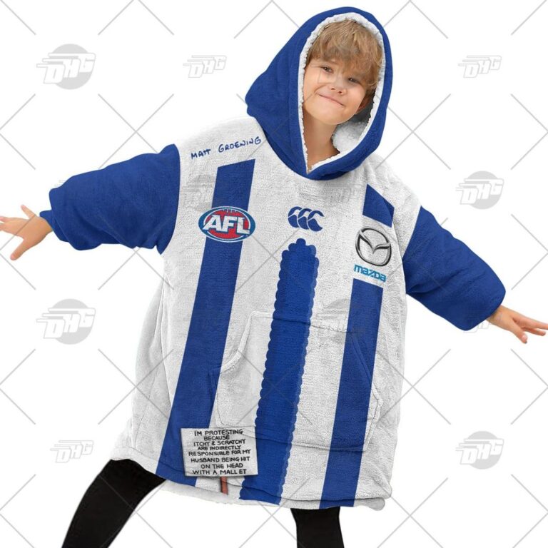 Australian Football League store - Loyal fans of North Melbourne Football Club's Unisex Oodie,Kid Oodie:vintage Australian Football League suit,uniform,apparel,shirts,merch,hoodie,jackets,shorts,sweatshirt,outfits,clothes