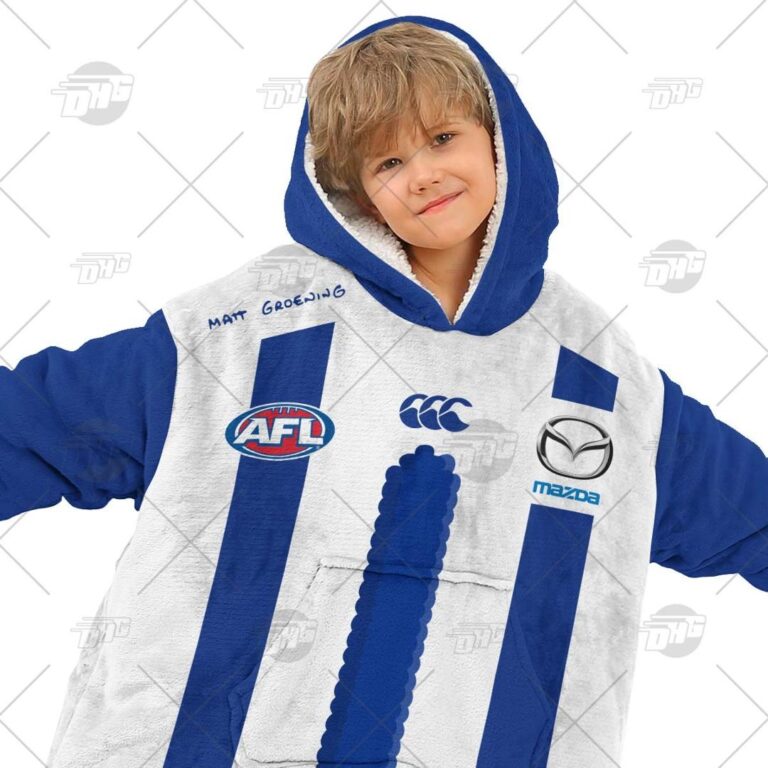 Australian Football League store - Loyal fans of North Melbourne Football Club's Unisex Oodie,Kid Oodie:vintage Australian Football League suit,uniform,apparel,shirts,merch,hoodie,jackets,shorts,sweatshirt,outfits,clothes