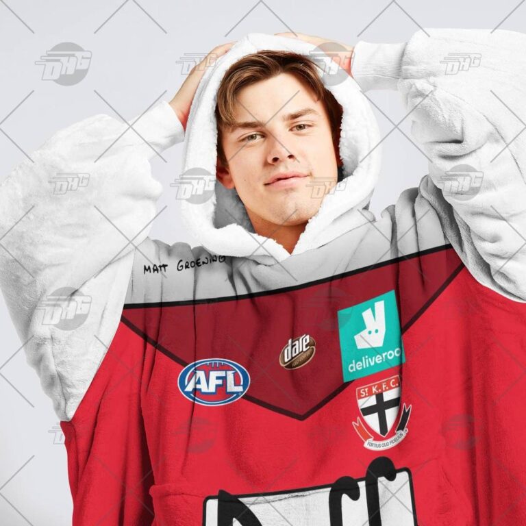Australian Football League store - Loyal fans of St Kilda Football Club's Unisex Oodie,Kid Oodie:vintage Australian Football League suit,uniform,apparel,shirts,merch,hoodie,jackets,shorts,sweatshirt,outfits,clothes